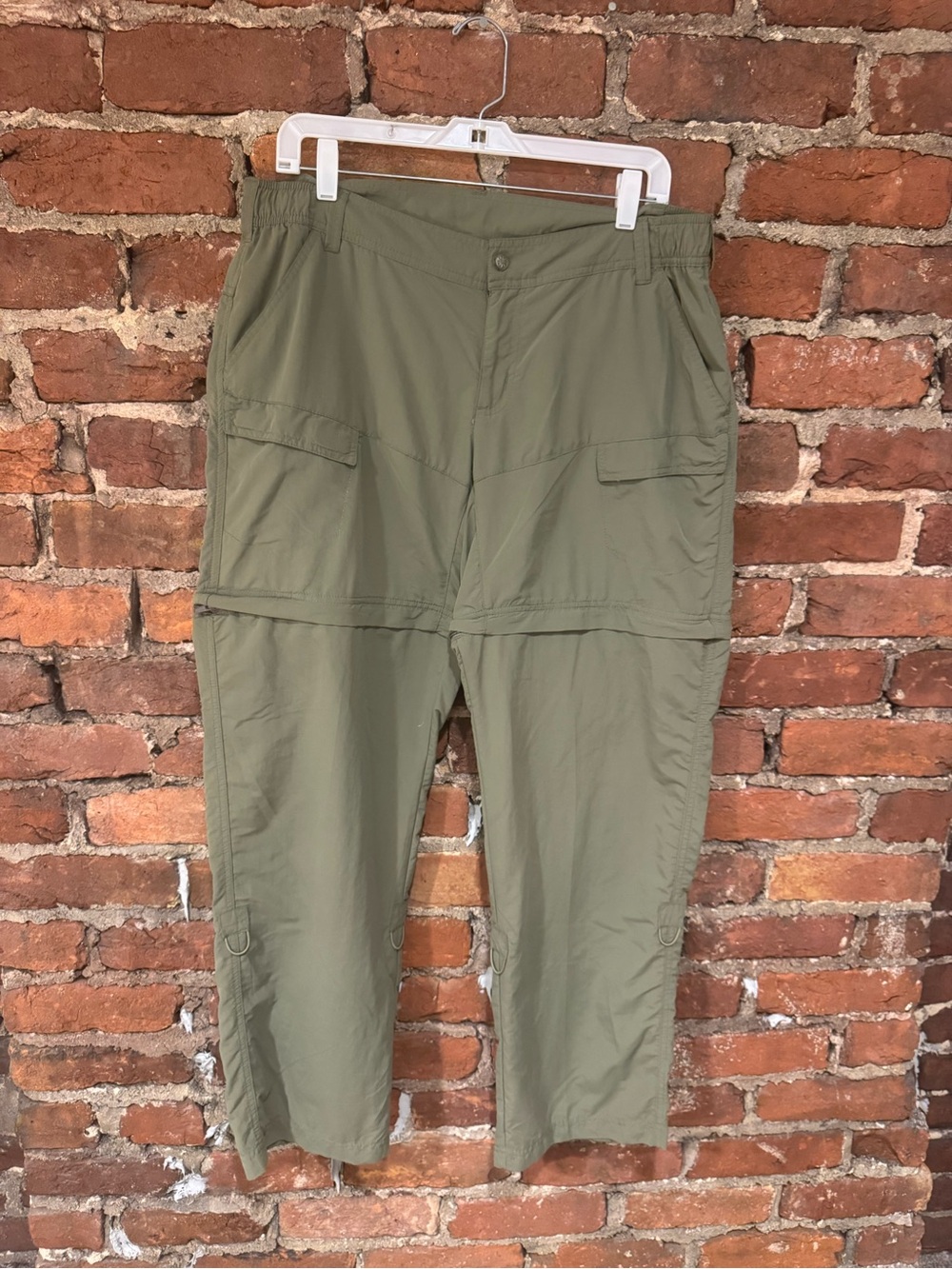 World Wide Sportsman Men’s Olive Green Zip Off Cargo Hiking Shorts and Pants